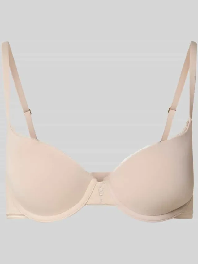 Boss Beha met voorgevormde cup, model 'DEMI_B.PURE' Beige
