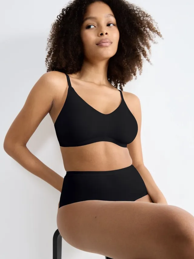 Sloggi Bügelloser BH GO Daily Cotton Soft Zwart