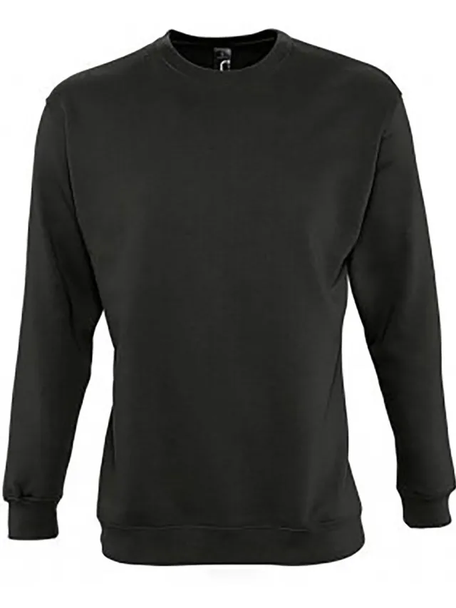 Sols Uniseks Supreme Sweatshirt (Houtskool)