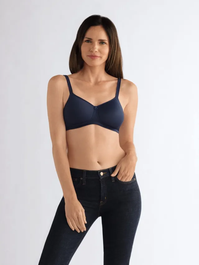 Amoena Mara Voorgevormde Prothese Bh Mara SBP Donkerblauw - maat EU 95F / FR