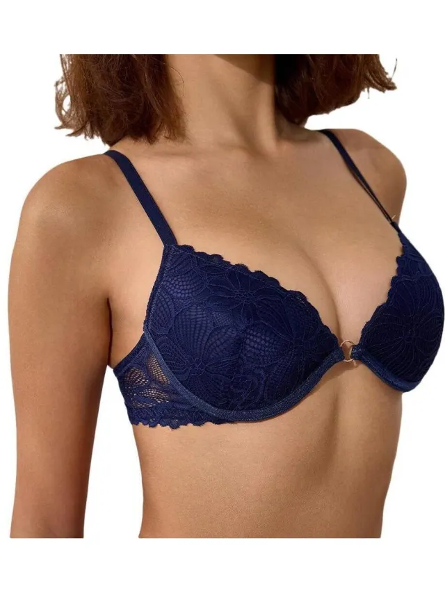 Les Petites Bombes gewatteerde bh blauw