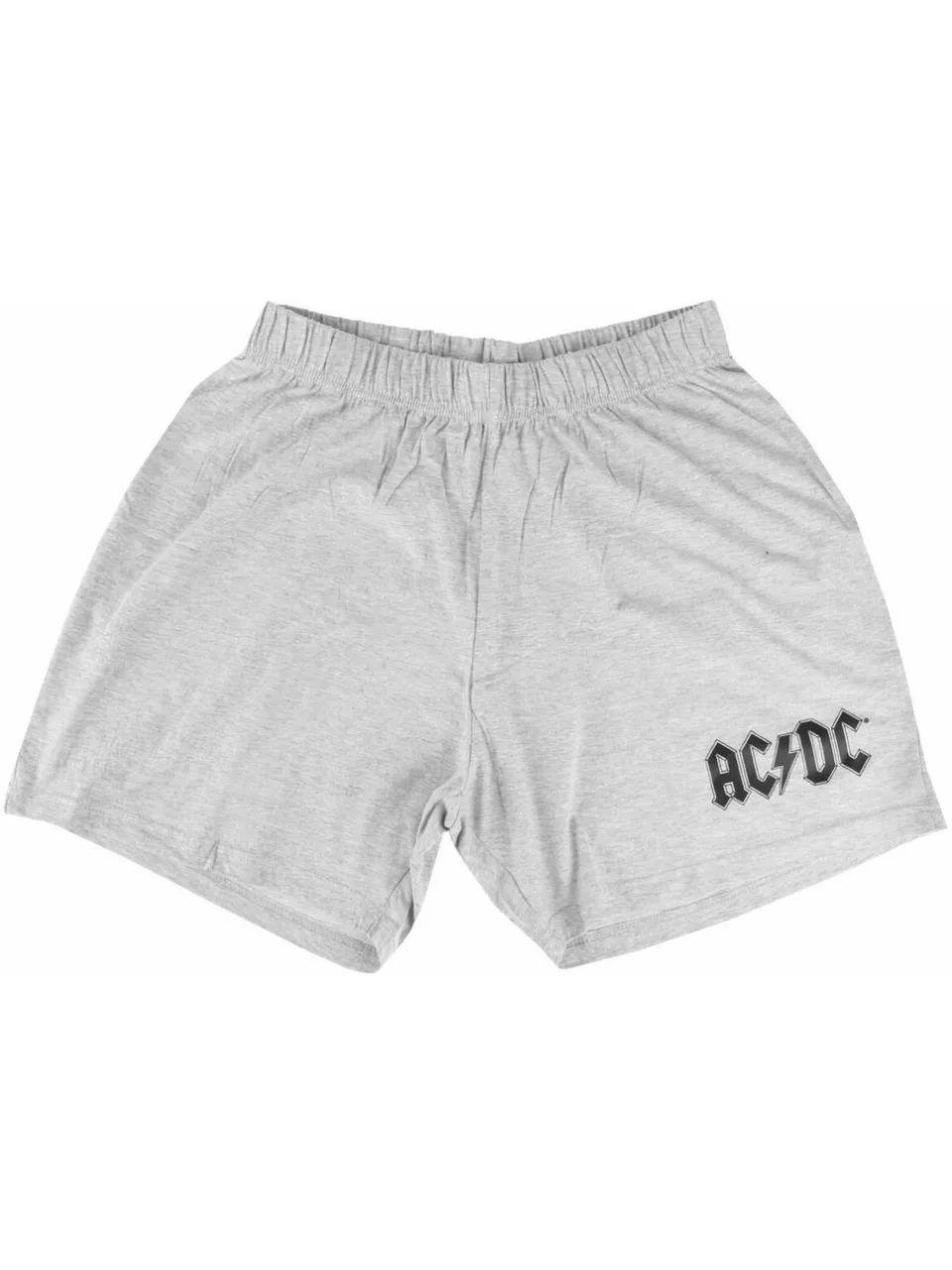 ACDC AC/DC Korte pyjamaset voor volwassenen voor wie op het punt staat te gaan rocken (Zwart/Grijs), foto 2