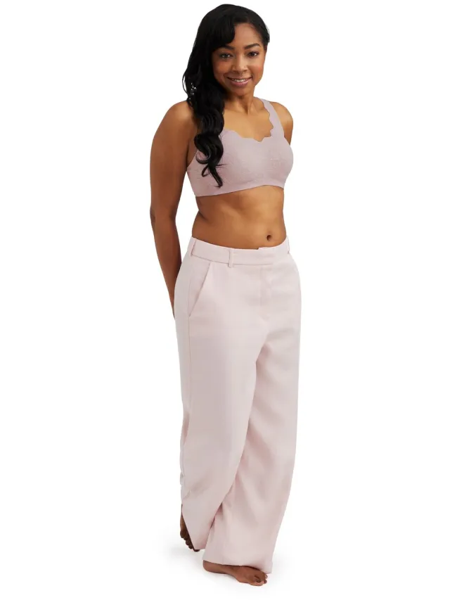Amoena prothesebeha Wave Bloom - Cup C/D grey mauve