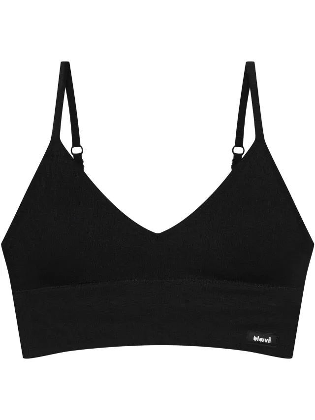 Bloovii Arlan - Bralette - Zwart - Zonder beugels - Uitneembare vullingen
