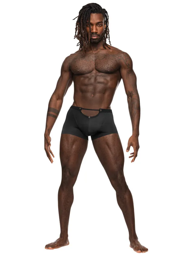 Male Power Mini Short - L - Zwart