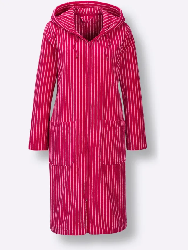 Badjas roze gestreept, foto 2