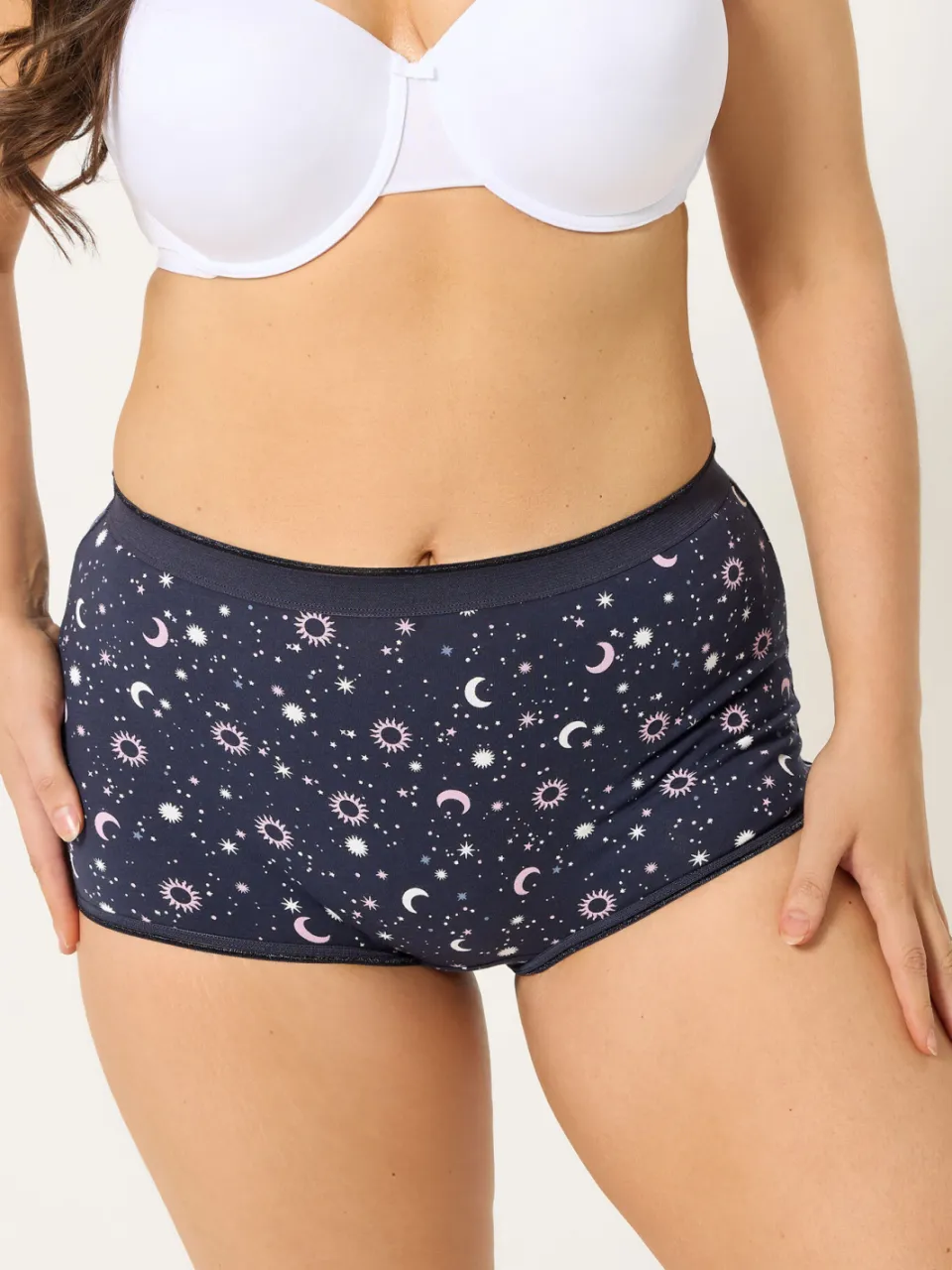 Yours 5Pack Marineblauwe Shorts Met Hemelse Print-48, foto 3