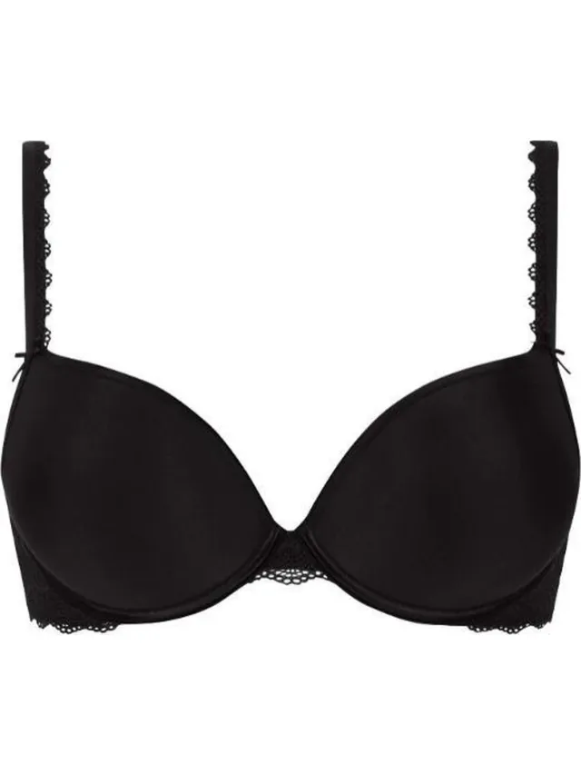 Mey Push up maximizer - Push up BH - Amorous - Kanten bh met beugel - Decollete BH - 70B - Zwart