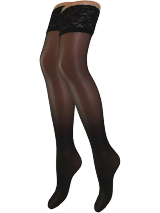 Mariflos Hold ups - Mariflos - 15 Denier - Zwart - Kant