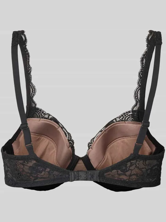 Marie Jo Push-up-bh van kant, model 'Cyrile' metallic zwart, foto 2