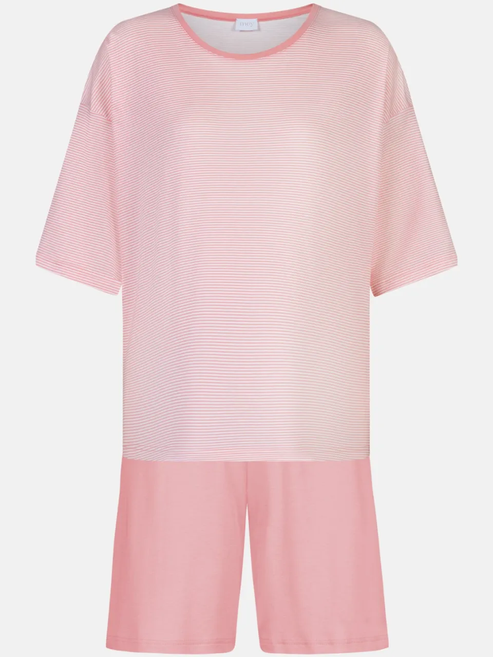 Mey Korte pyjama Serie Simple Stripes Bridal Rose, foto 2