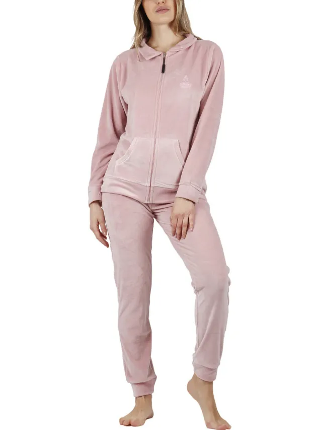 Admas Soft Home loungewear pyjamaset roze