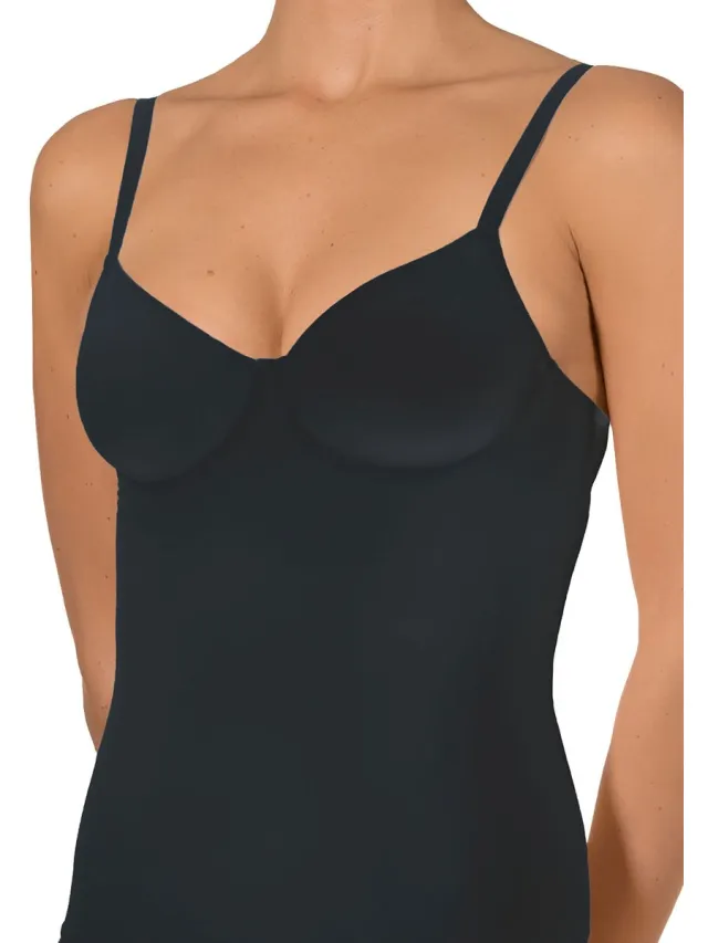 Nina von C. Nina von C BH hemdje met beugel zonder vulling - Secret shape - Zwart - Wit - Creme