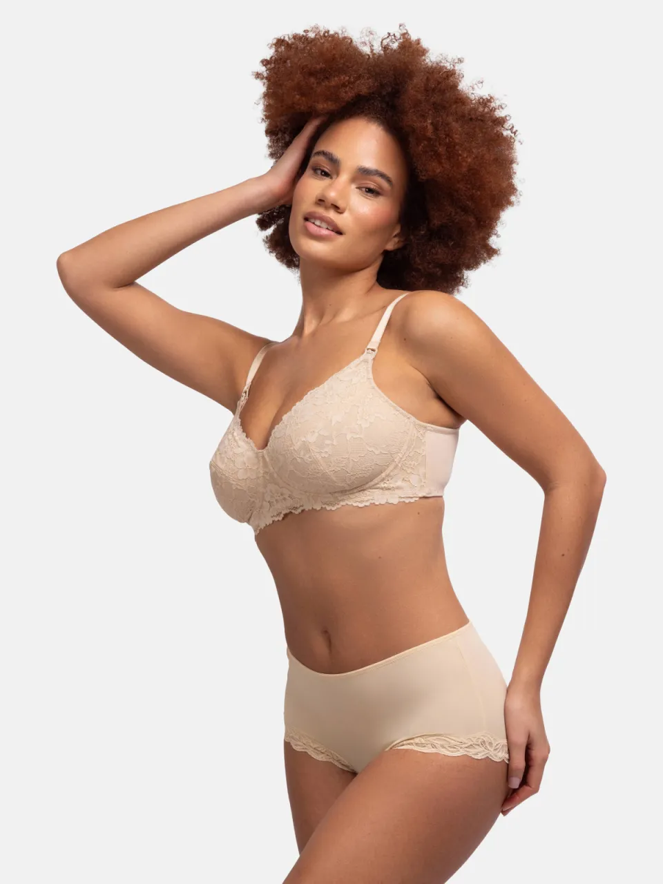 Dorina Valeria niet-voorgevormde voedingsbh beige, foto 3