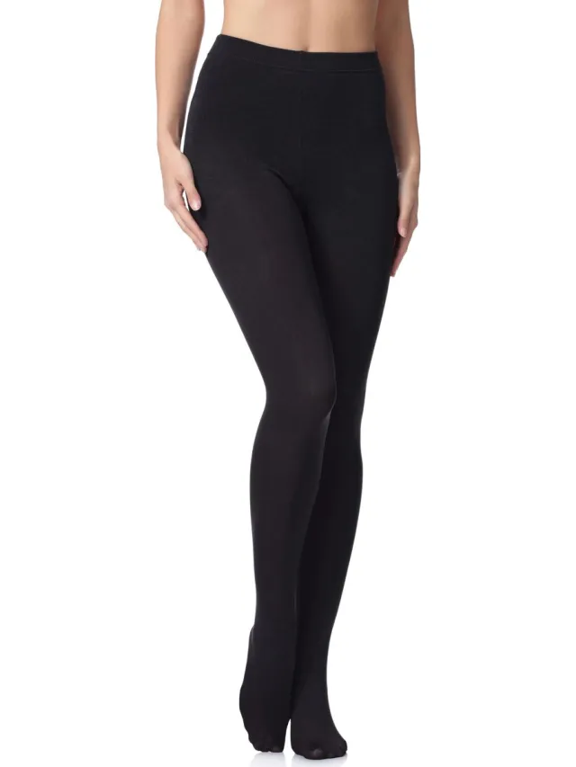 Merry Style Dames Panty - 160 DEN - Halsterloos - Polyester - MS-WK-24555-Tights - Zwart - 40-42