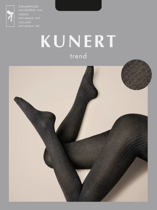 Kunert trend structure rib panty maat 40/42 aubergine
