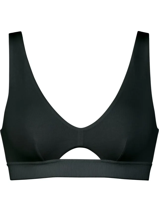 Naturana Katoenen soft bh - 5735 - Zwart