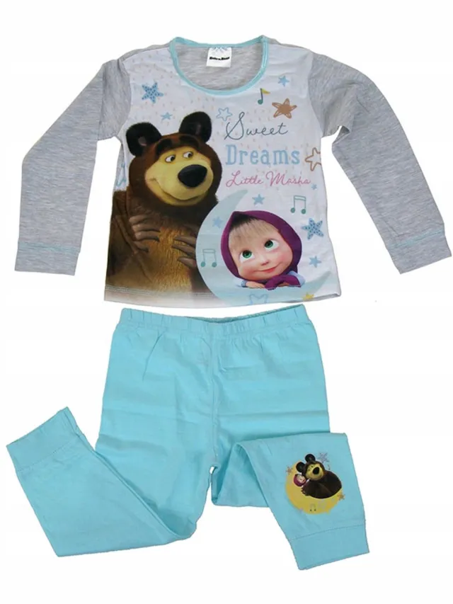Masha en de Beer Pyjama - Katoen multi colour