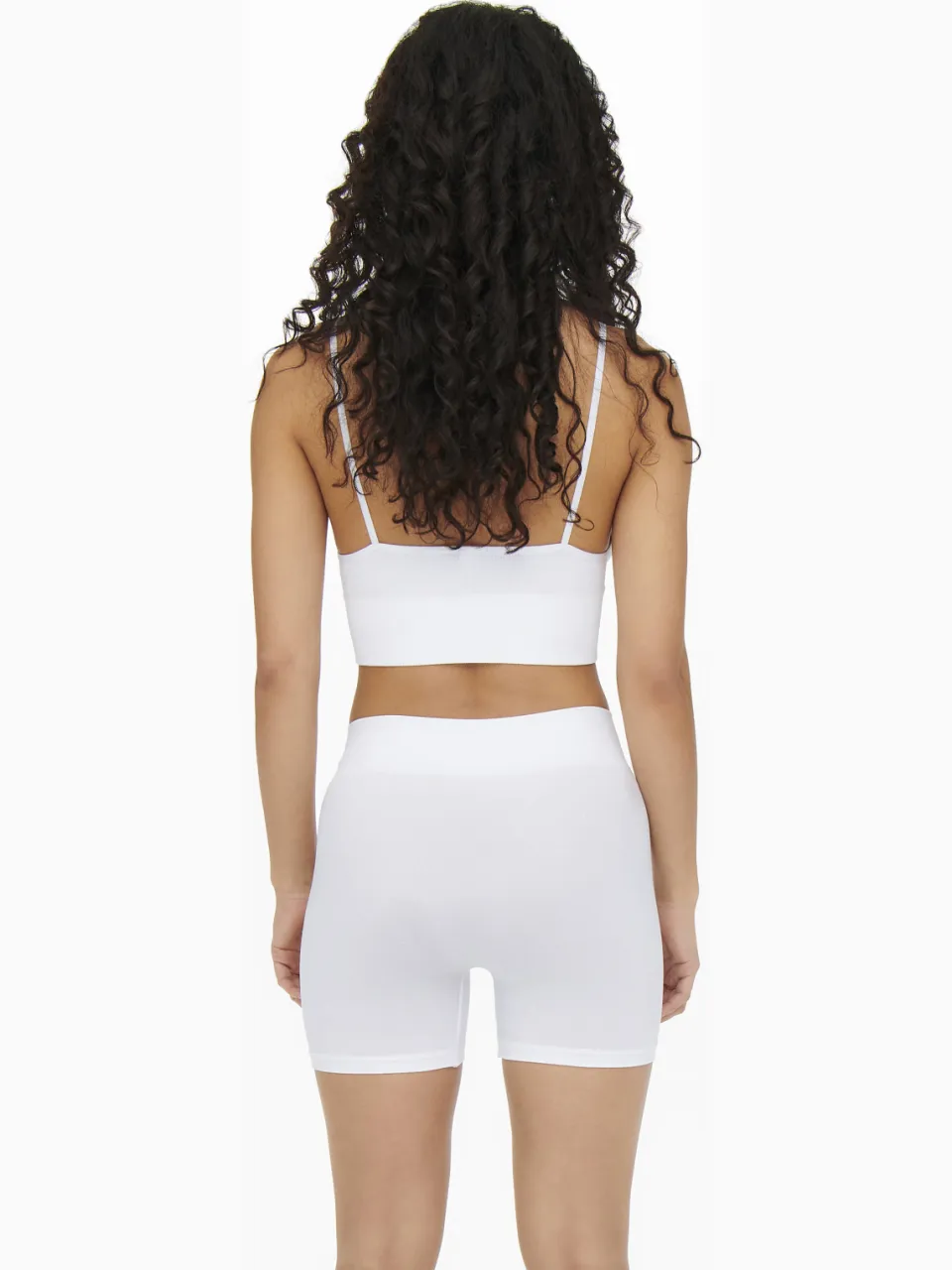 Only ONLVICKY naadloze biker short wit, foto 4