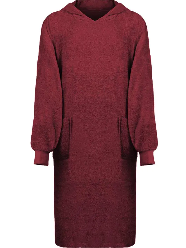 vidaXL Deken hoodie KINN Rood XL Katoen