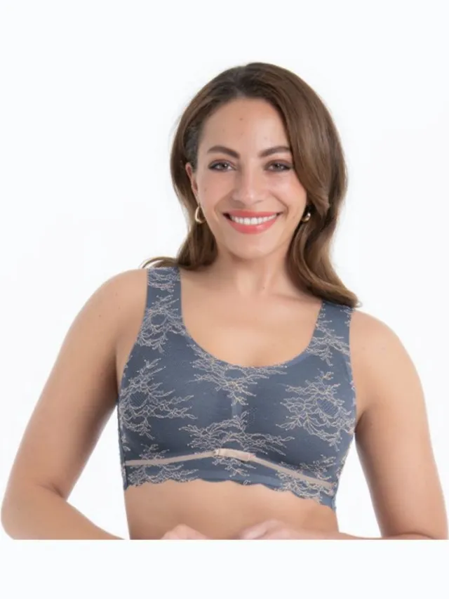 Anita Essential Lace Bralette Grey/Rose Grijs