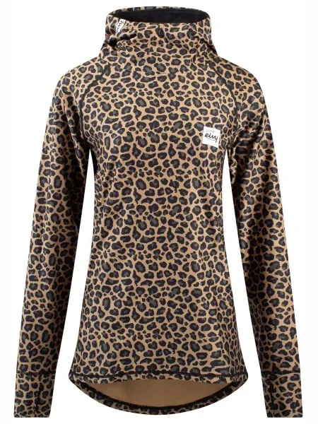 Eivy Icecold Hood Top longsleeve bruin