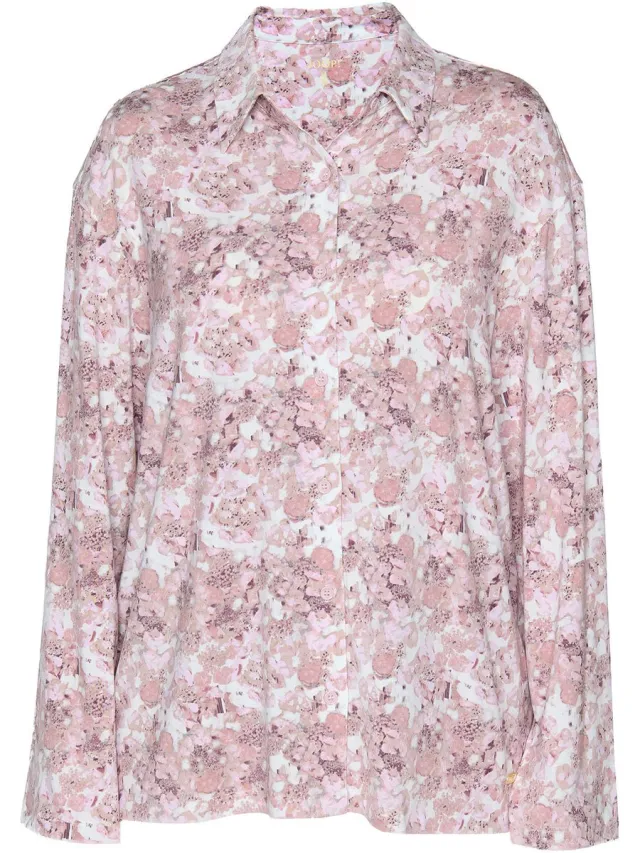 Joop! Nachthemd Loungewear OPEN PURPLE