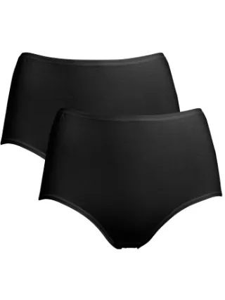 Trofé Maxi Briefs Bamboo Mix 2 stuks Zwart,Wit