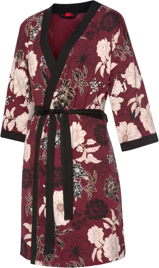 kimono bordeaux bordeaux/zwart