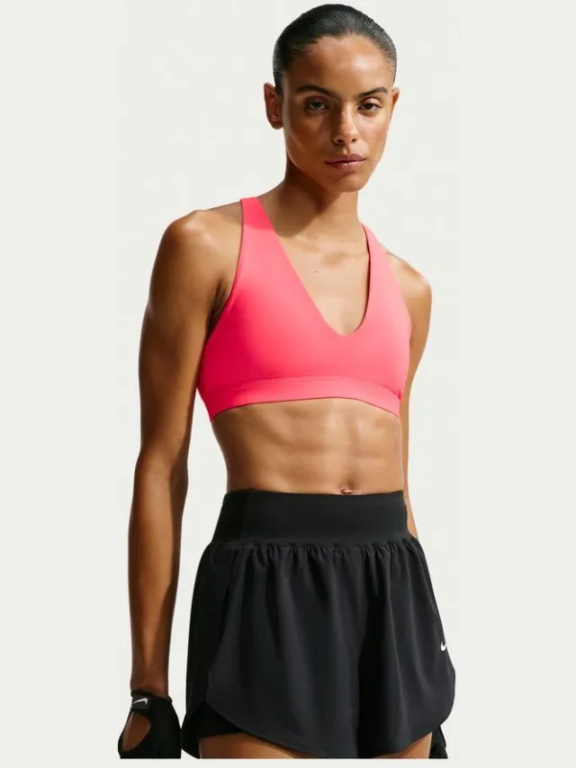 Nike Indy Strappy bh koraalrood