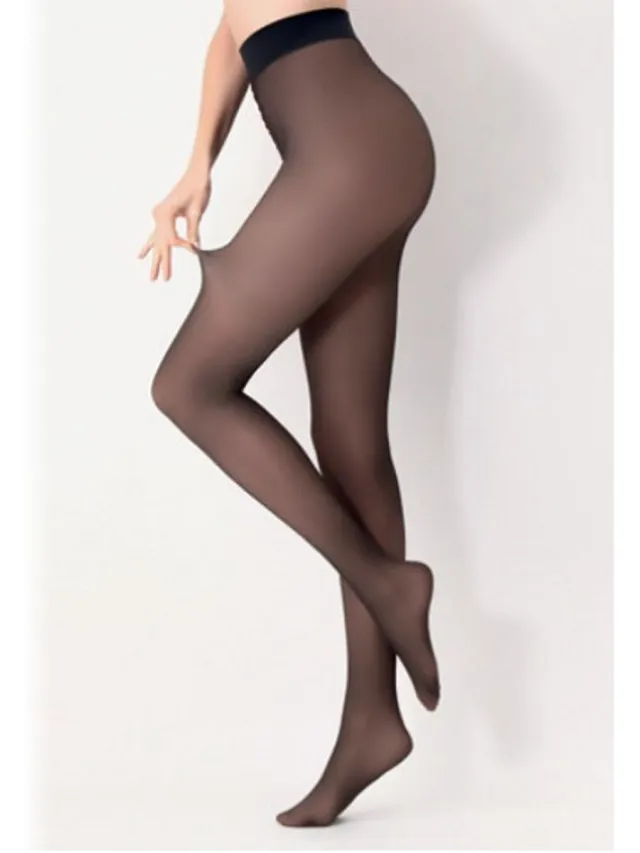 Oroblu Thermo Nude Fleece Panty - Kleur zwart