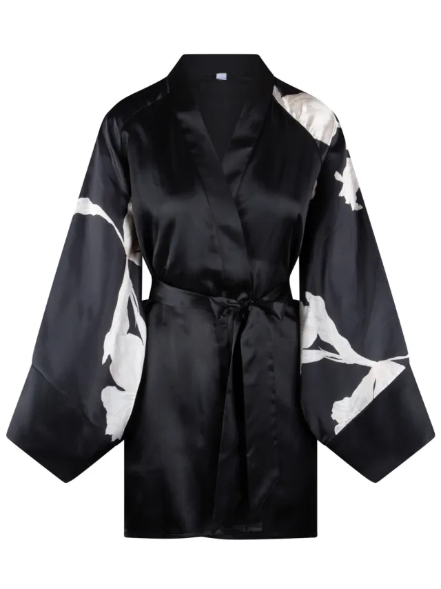 Lingadore Kimono zwart, foto 2