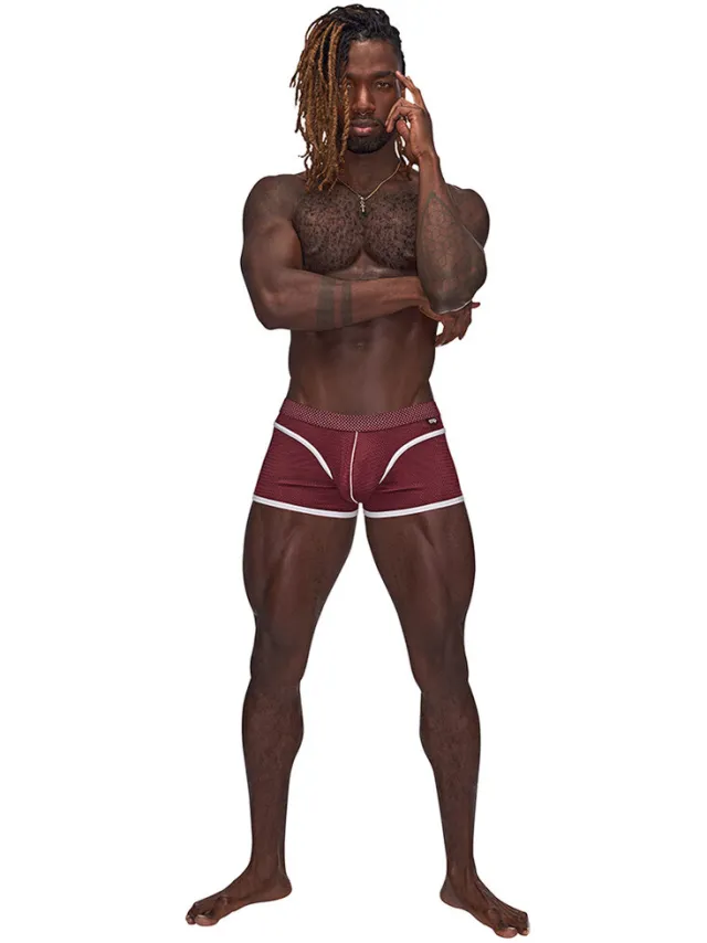 Male Power Mini Short - XL - Bordeauxt