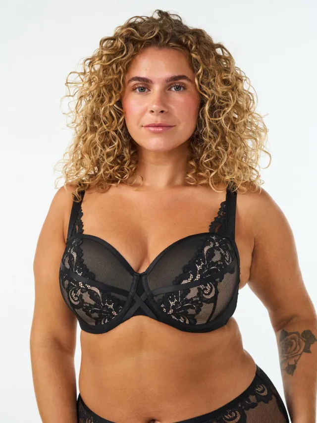 Zizzi niet-voorgevormde beugel-bh zwart, foto 5
