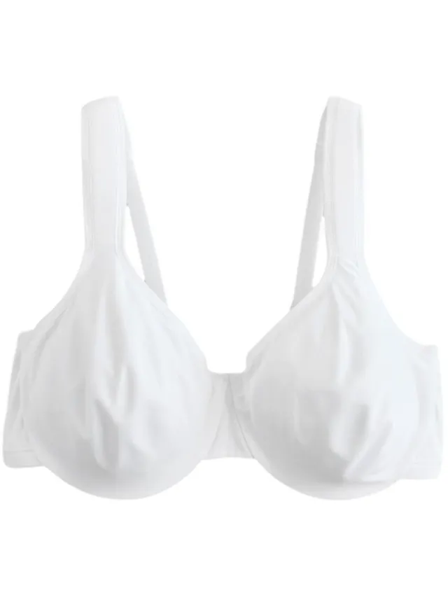 Next Dames - DD+ Supersoft Comfort Padded Strap Minimising Full Cup Bra - Wit White