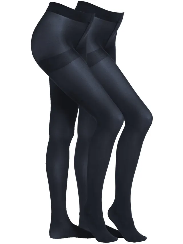 Camano , Panty Damespanty Fijne panty, 60 DEN 3D Premium semi-transparant, comfortabele band drukvrij elastisch, comfortabel aangenaam draagcomfort, veelzijdig te combineren klassiek. navy