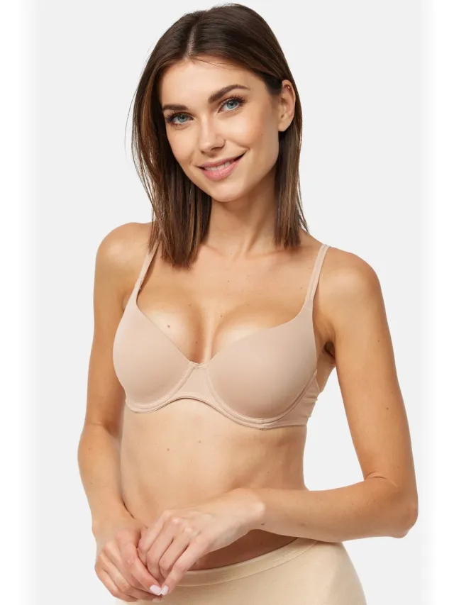 nur die T-Shirt-BH Basic beige