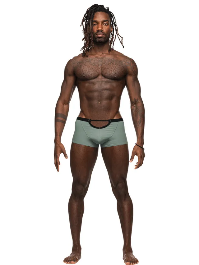 Male Power Mini Short - L - Jade