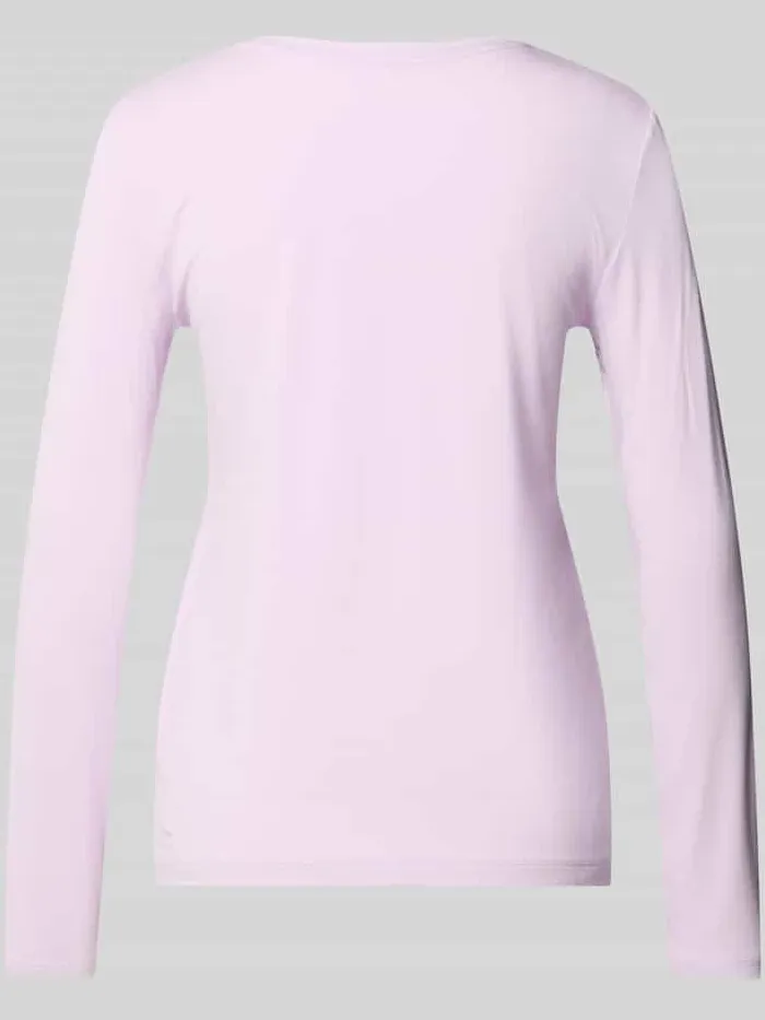 Schiesser Regular fit pyjamabovendeel met ronde hals lila, foto 2