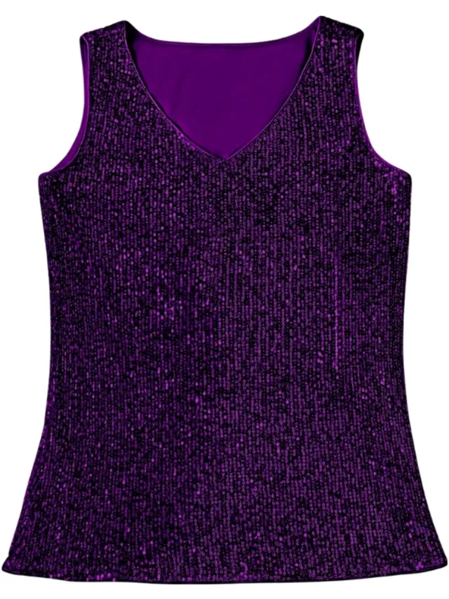 Nivard Topje Dames - Kleding - Shirt - Blouse - Kort - Volwassen - Donkerpaars