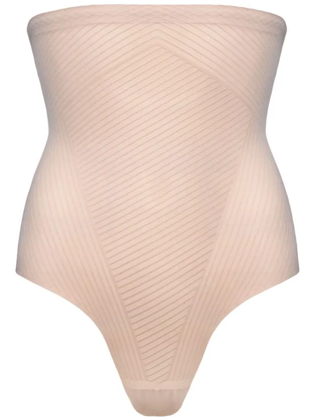 ESOTIQ Shapy - Corrigerende string - Hoge taille - Naadloos - Beige