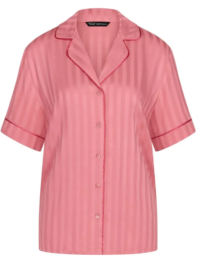 Triumph Pyjamaoberteil Red Label Amourette Jacquard CHERRY ROSE