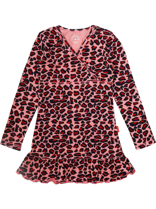 Claesen's nachthemd meisje Zebra Leopard-170 Rose