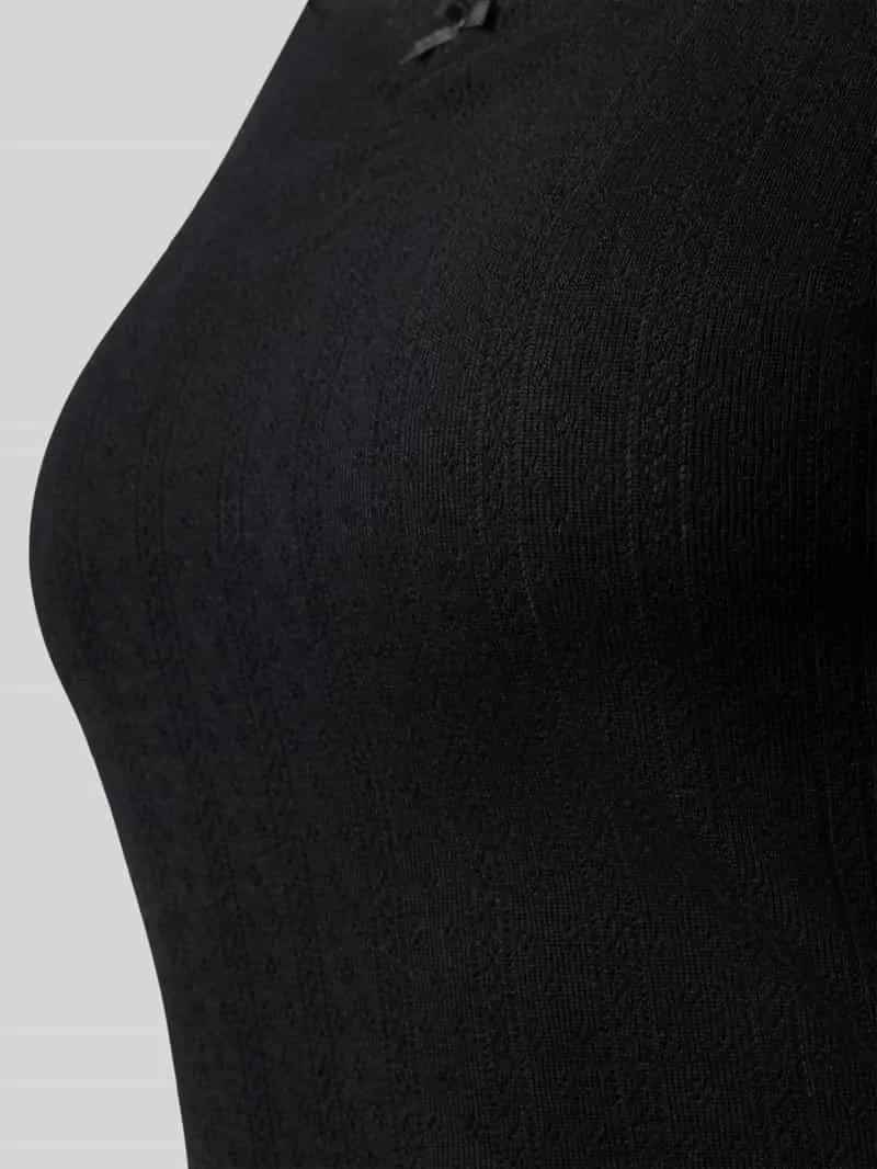 Jake*s Casual Shirt met lange mouwen van katoenmix zwart, foto 3
