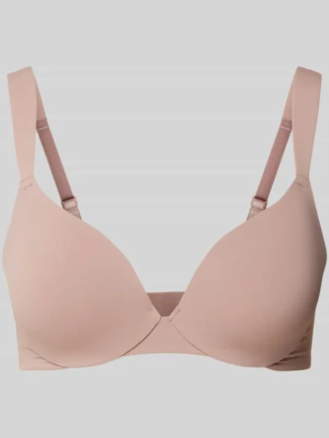 Triumph Beugelbeha met brede bandjes model 'Body Makeup Illusion' Roodbruin