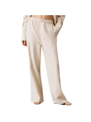 Calvin Klein Flannel Sleep Pant Beige