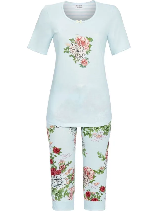Ringella Spirit of Flower – Pyjama – 3261213 - Himmelblau - 46