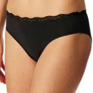 Schiesser Unique Cotton Rio brief zwart Zwart,Beige,Wit