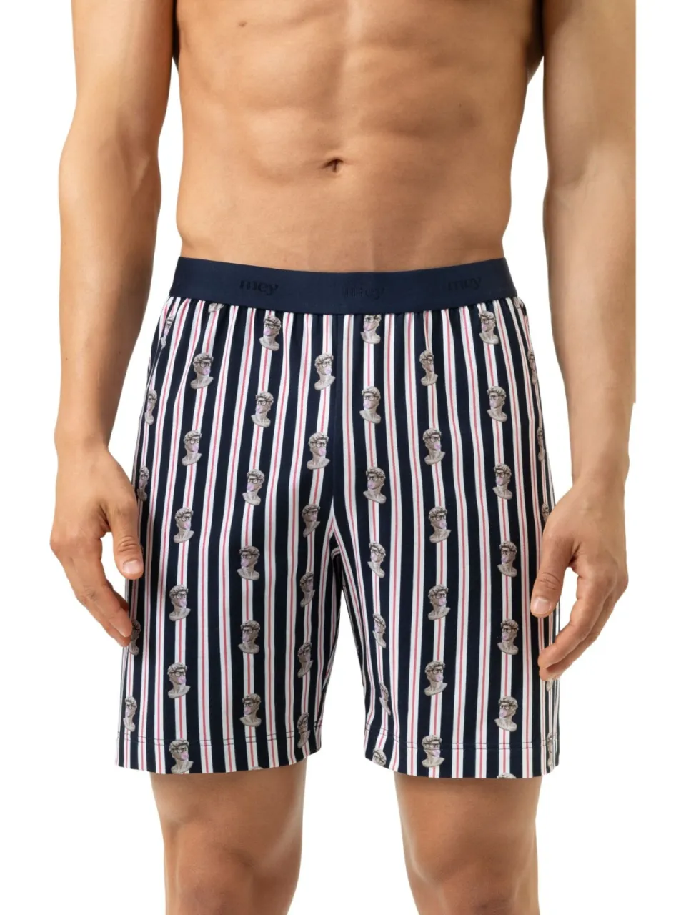 Mey korte pyjamabroek yacht blue