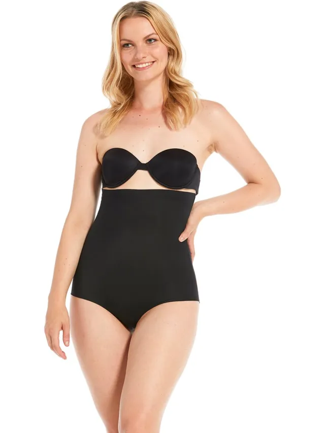 MAGIC Bodyfashion Maxi Sexy Hi-Brief Dames Corrigerend ondergoed - Zwart Black